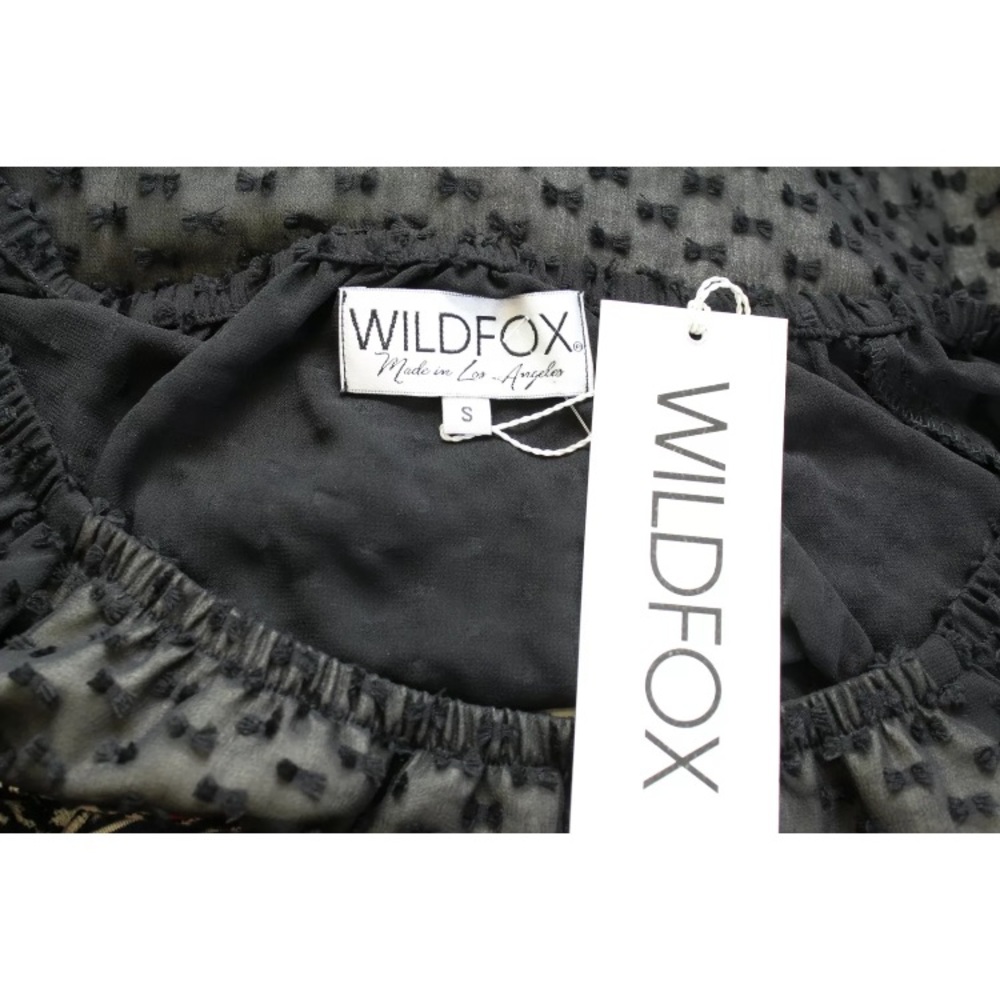 NWT Wildfox Mariette Miami Off Shoulder Dot Top - Picture 5 of 8